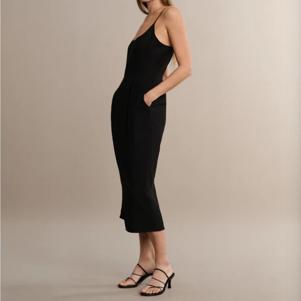 Jenni Kayne Classic Black Rove Midi Dress - Picture 3 of 5